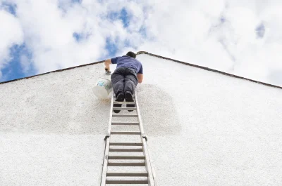 Peinture extérieure à Haudrecy — façades et ravalement